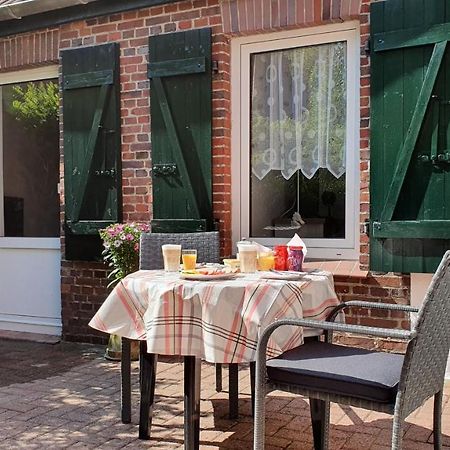Fewo-Butze 2 Mit Terrasse Dornumersiel Exterior foto
